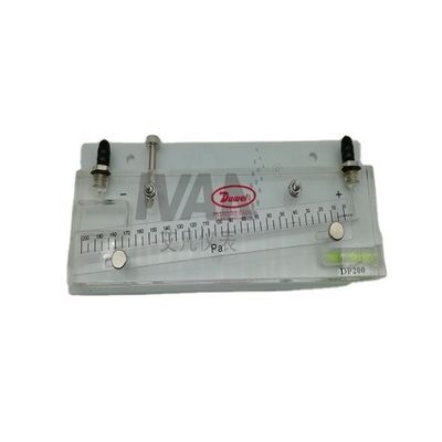 Industrial Grade DP200 Red Oil Tilt Differential Pressure Gauge for Accurate Monitoring