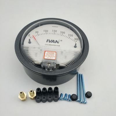120.62*55mm Differential Pressure Gauge for Air and Compatible Non Combustible Gasses