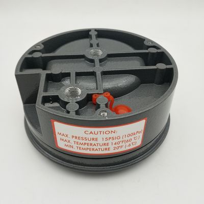 120.62*55mm Differential Pressure Gauge for Air and Compatible Non Combustible Gasses