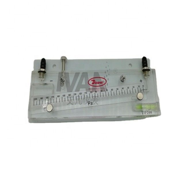Industrial Grade DP200 Red Oil Tilt Differential Pressure Gauge for Accurate Monitoring
